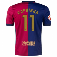 RAPHINHA #11 Barcelona Home Jersey 2024/25